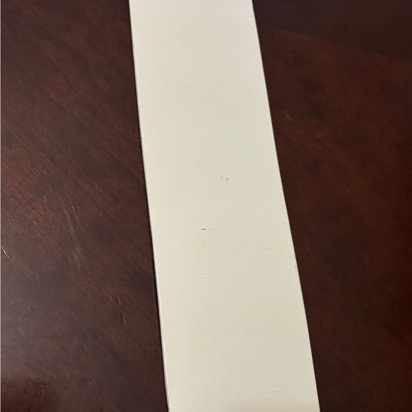 Rachel Parcell Wide Leather‎ Belt Cream Size Medium - Picture 9 of 11